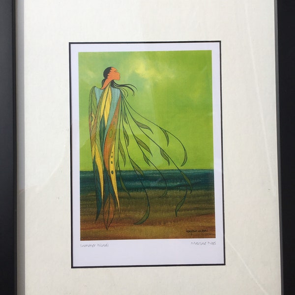 Summer winds by Maxine Noel  art card framed