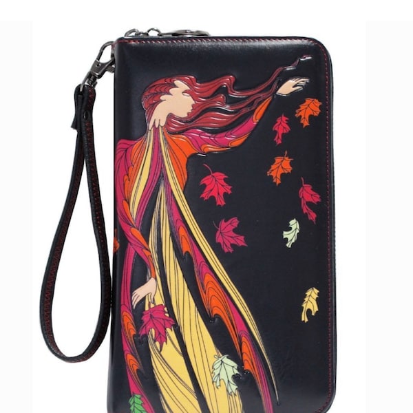 Travel Wallet •Leaf Dancer • Maxine Noel