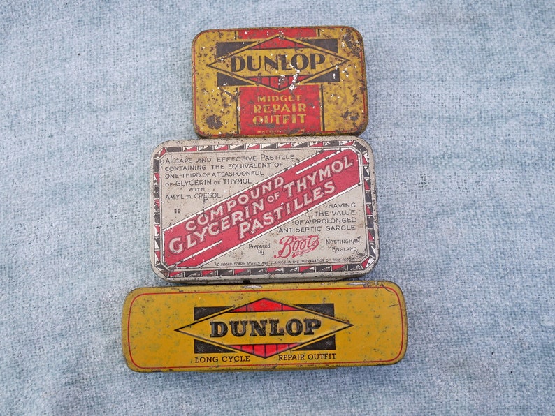 Old Bicycle Advertising Tins Packaging image 3