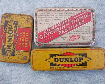 Old Bicycle Advertising Tins Packaging