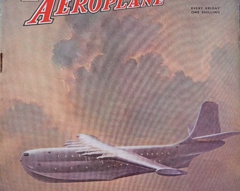 vintage « The Airplane Magazine » 1950 (tous les vendredis) Très intéressant