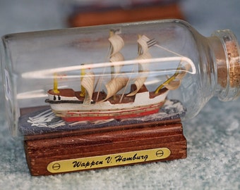 Tiny Ship in Bottle