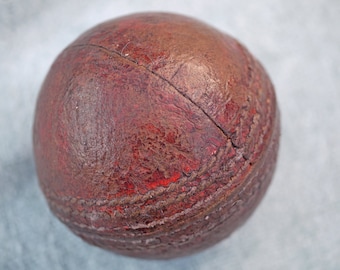 Vintage Crackeldy Old Cricket Ball Leather Cricket Ball