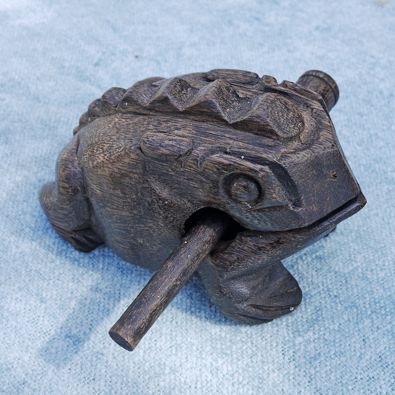Rustic Frog Wooden Frog - Etsy