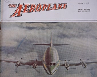 vintage « The Airplane Magazine » 1950 (tous les vendredis) Très intéressant