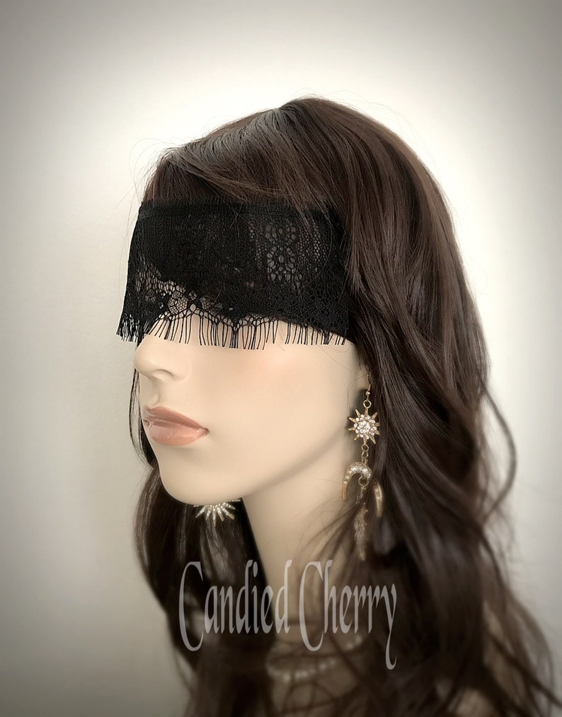 Black Lace Mask Veil-mysterious Masquerade Party Fetes | Etsy