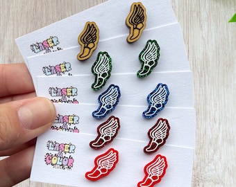 Track and Field Earrings, Team Spirit, Sports, Sports Mom Earrings, Track Earrings, Running Earrings