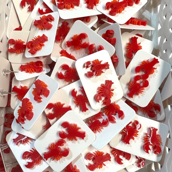 Lobster Earrings Etsy