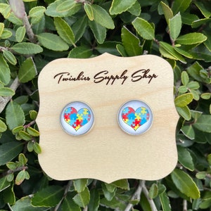 Autism Awareness Earrings || Autism Mom Earrings || Puzzle Earrings || Autism Earrings || Special Education Teacher Gift || Therapist Gift