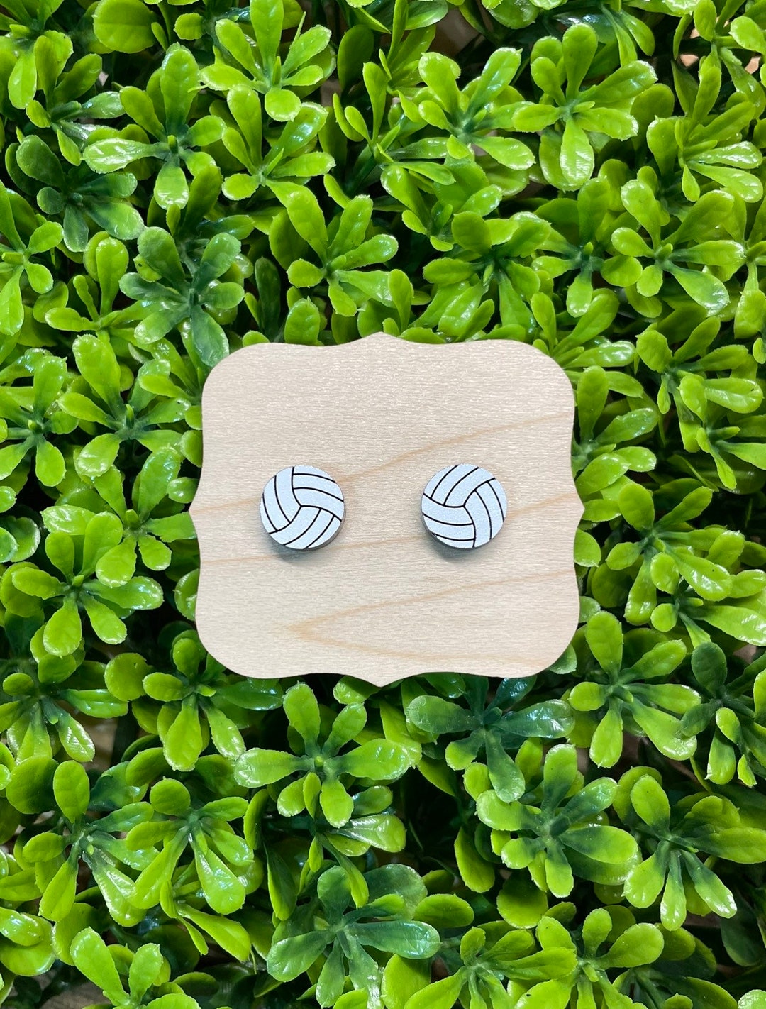 Volleyball Acrylic Earrings Sports Earrings Volleyball Fan Earrings