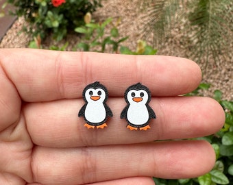 Penguin Earrings | Christmas Earrings | Winter Earrings
