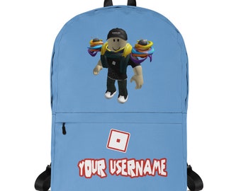 Roblox Backpack Etsy - roblox bookbag for school