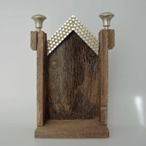 Shrine Nicho Altar Vintage Wood Home Altar Diana LaMorris Art