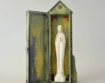 Shrine Nicho Altar Madonna Home Altar DianaLaMorrisArt