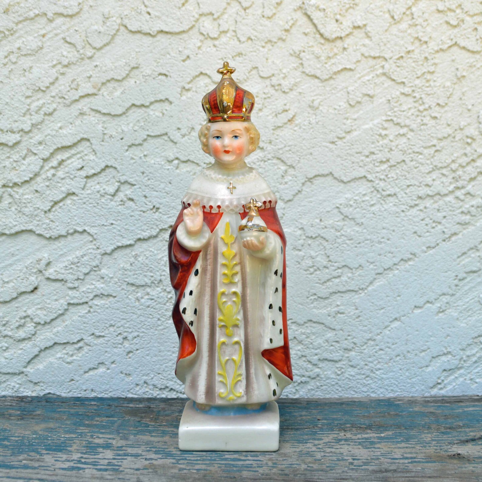 Wall Hung Shrine Nicho Altar Child of Prague Hummel Statue Etsy