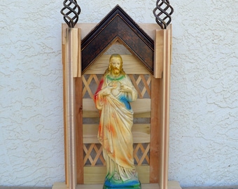 Shrine Nicho Altar Jesus Home Altar Prayer Station