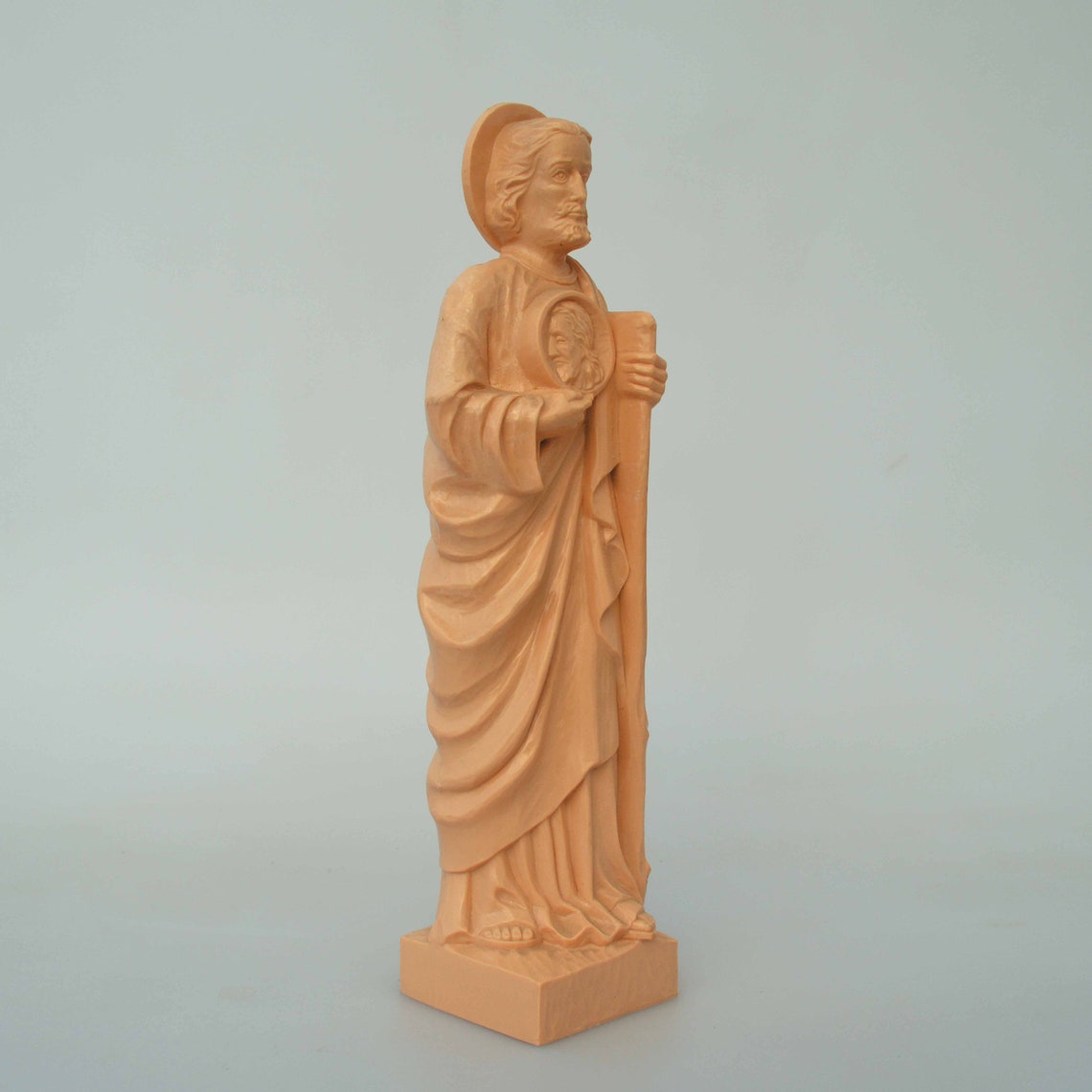 St Jude Statue Patron of Lost Causes Molded Plastic Saint Etsy