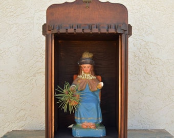 Shrine Nicho Altar Child of Atocha Religious Home Shrine DianaLaMorrisArt