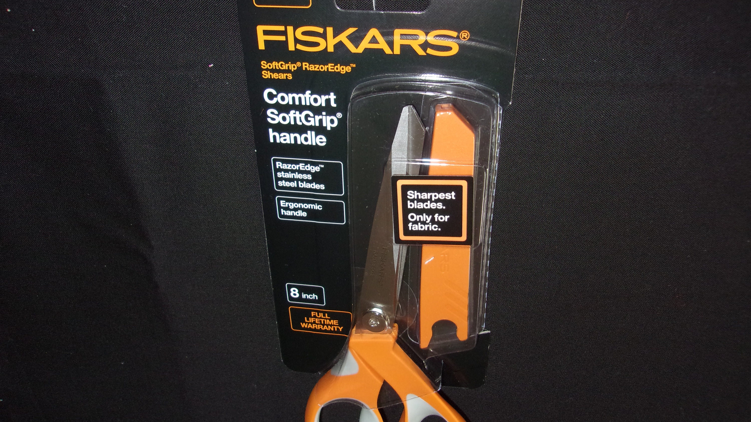 Fiskars 157680-1004 Designer Set 2 Piece Softgrip Titanium Scissors Cutting  Set (8 & 5)