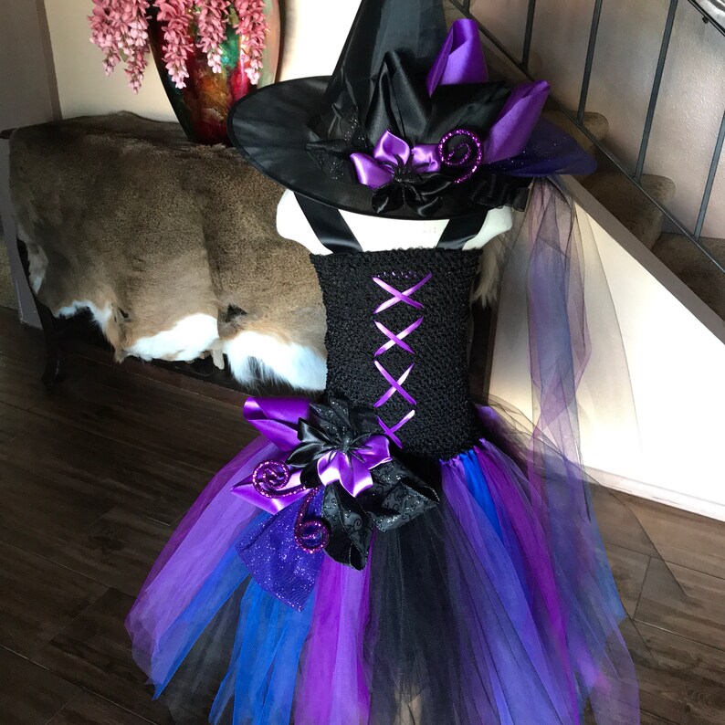 Purple Witch Tutu Dress Halloween Costume Luxury Dress | Etsy
