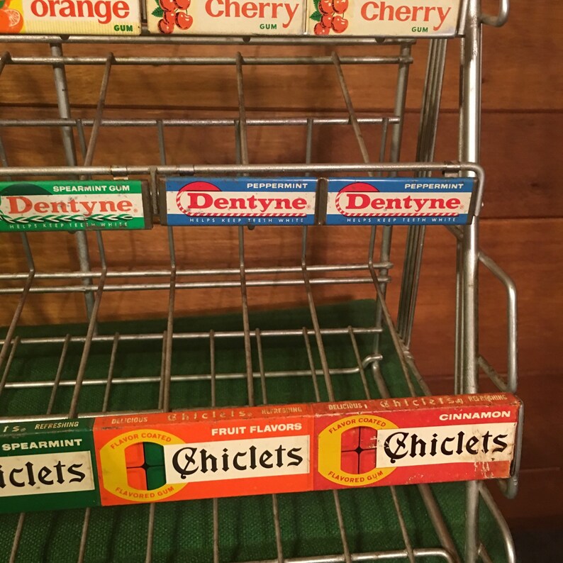 Vintage 1940/50's Chiclets Chewing Gum Store Display in Etsy