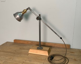 Vintage industrial OC White task light