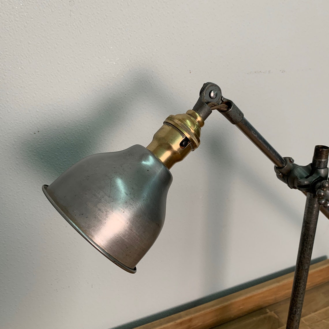 Vintage Industrial OC White Task Light - Etsy