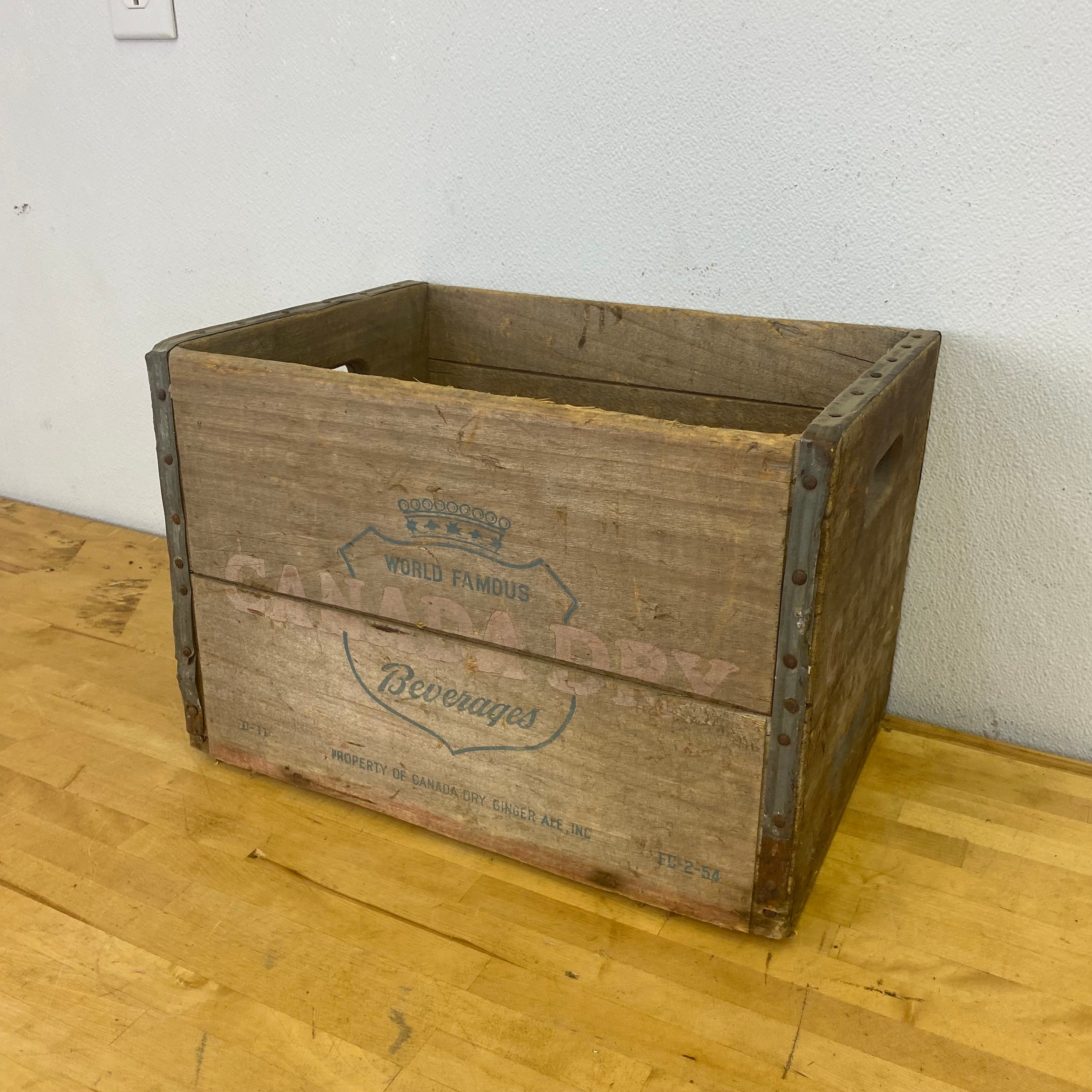 Canada Dry Crate - Etsy Canada Dry Crate - Etsy