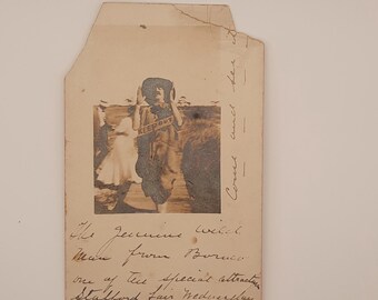 Real Photo Postcard - DAMAGED - Wild Man - 1910s