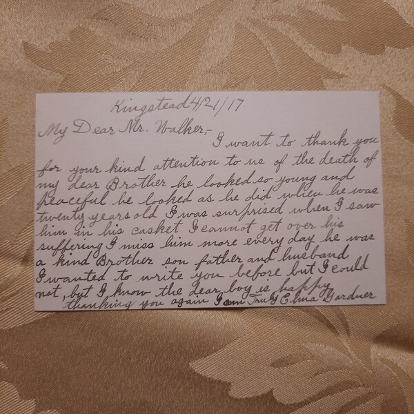 Funeral Thank You Cards Personalized Etsy