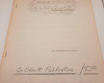 Premonition - By Eddie Joseph - Published 1948