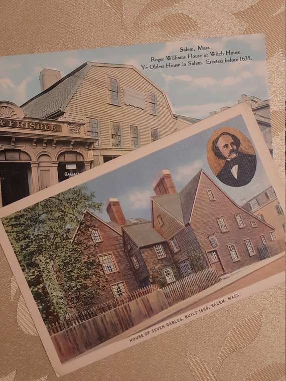 Vintage Salem Ma Postcards Set of TWO