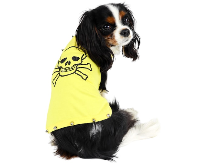 Dog Tank Top Glitter Skull TShirt Unisex 11 Colors Available Customizable Free Shipping