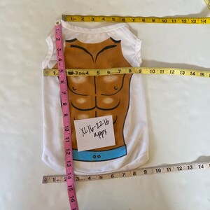 Dog Muscle Tank Top Airbrush 80's Inspired Beach Sun Swim Quick Dry Shirt Free Shipping bild 7