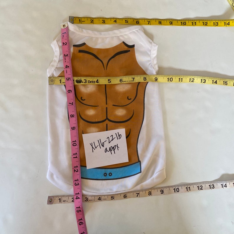 Dog Muscle Tank Top Airbrush 80's Inspired Beach Sun Swim Quick Dry Shirt Free Shipping bild 7