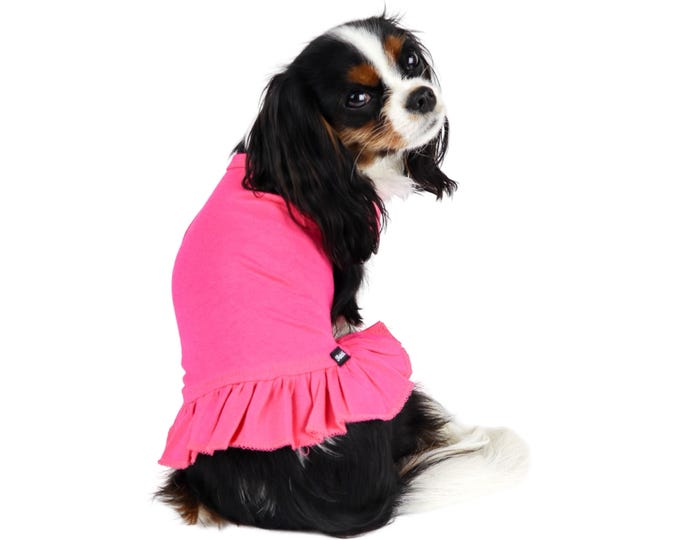 Basic Dog Dress 100% Cotton Soft Tshirt Jersey Knit Free Shipping