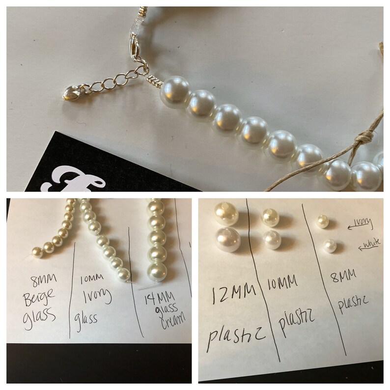 Dog Pearl Necklace Handmade in USA Etsy