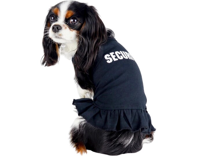 SECURITY Dog Dress Cotton Jersey Knit Smal Sizes Free Shipping