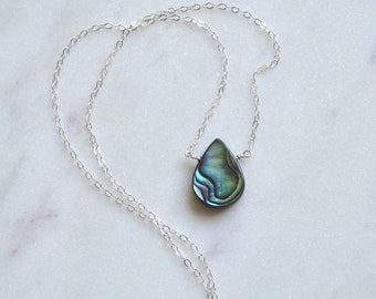 Abalone Teardrop Choker