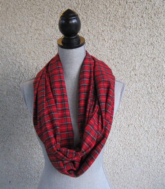 red flannel scarf