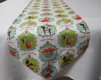 Table runner, Christmas Table runner, Christmas table linens, Christmas, Holiday table runner,  Christmas table runner with words