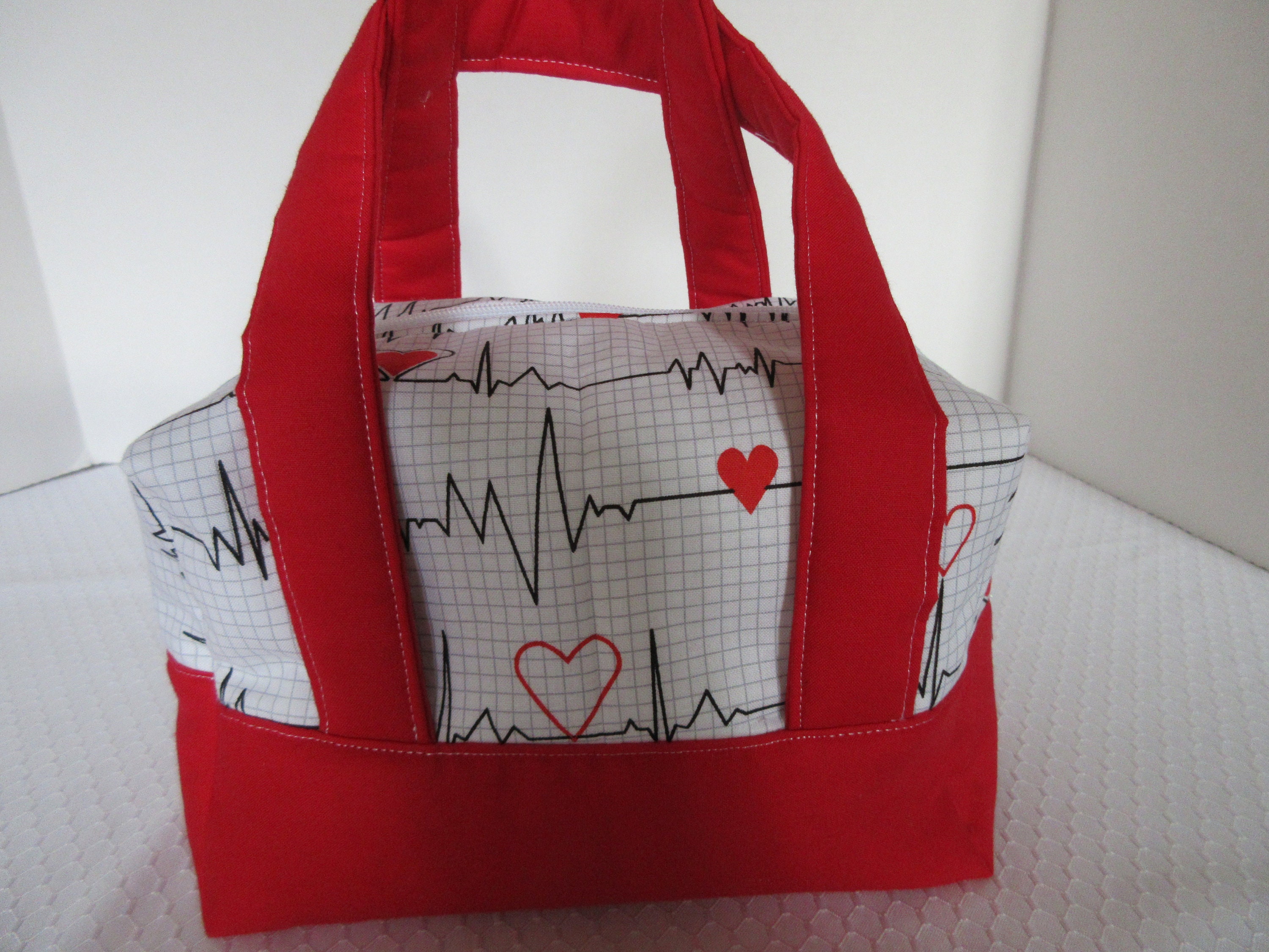 Lunch bag Nurses lunch bag Medical lunch bag Cardiac Etsy