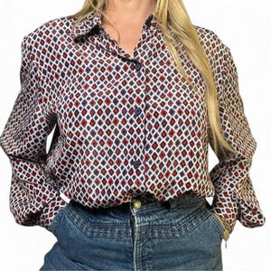 Vintage Western Shirt Vintage Western Blouse vintage rodeo shirt vintage blouse women&#39;s vintage clothing