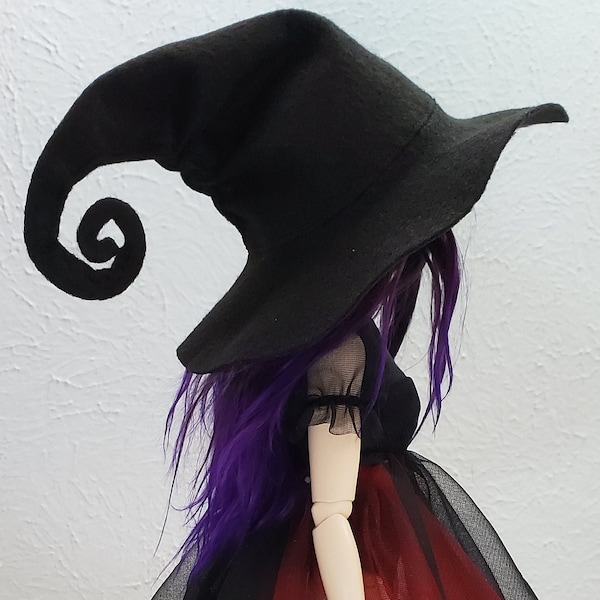 Witch Hat Minifee Monster Witch Halloween High Fashion Doll Pastel Goth Grunge Punk Rock