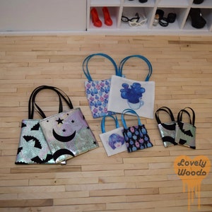 Bolsos de mano Minifee Monster Doll Muñeca de alta moda Pastel Goth Grunge Punk Rock