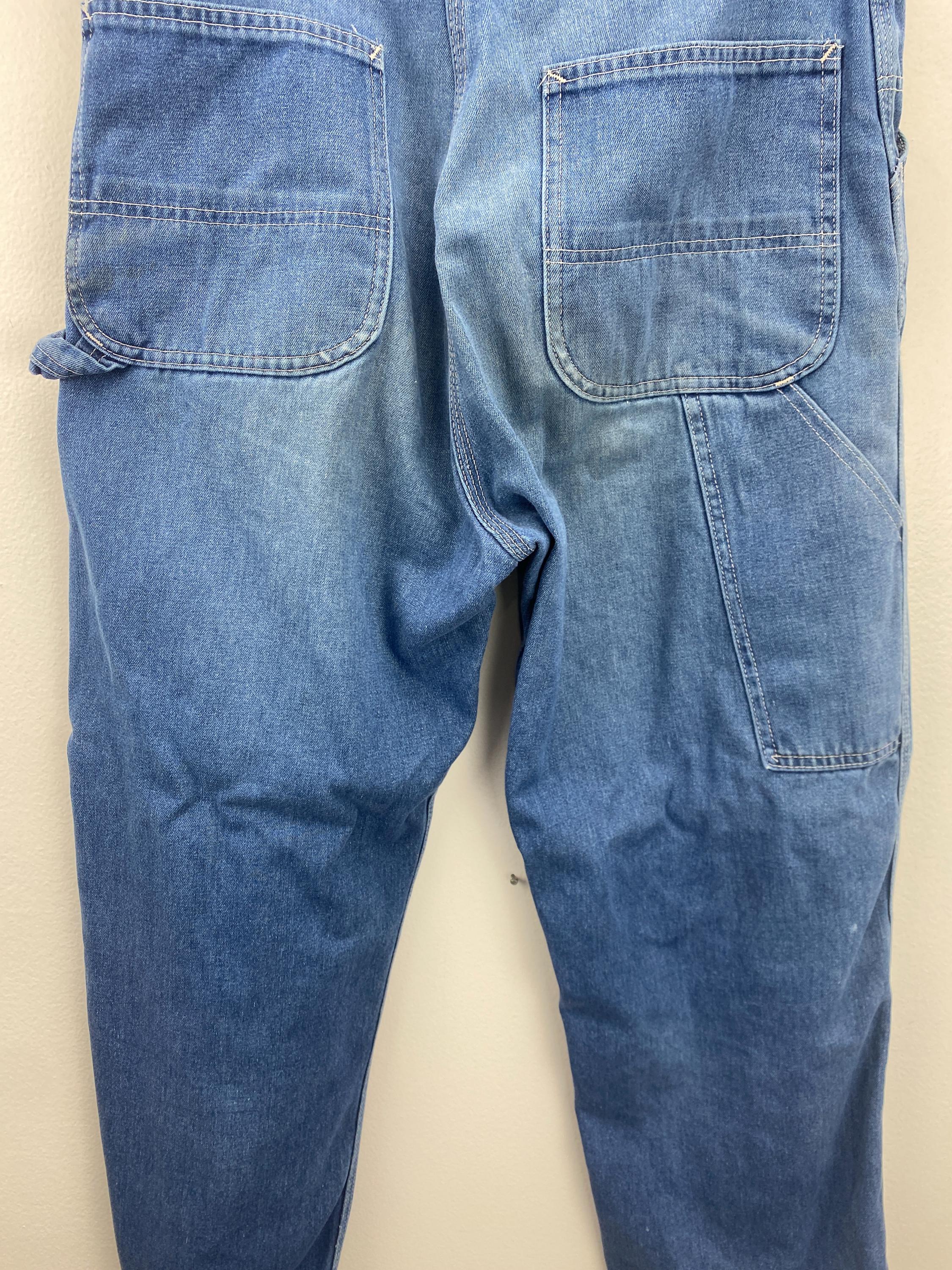 Sears Roebuck Weartuff Blue Jeans Carpenter Pants Men