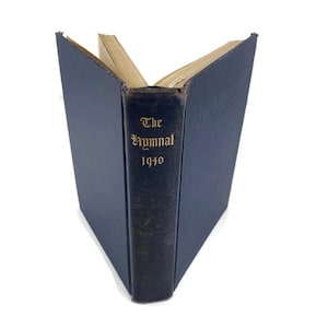 The Hymnal of the Protestant Episcopal Church in the United States of Americal 1940 Blue HB VTG 1943 w/ Indexes