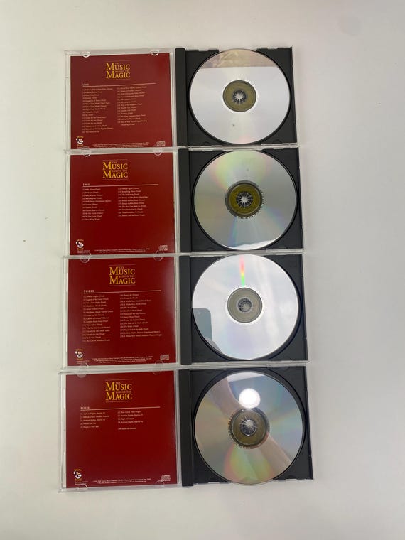 Walt Disney the Music Behind the Magic 4 CD & Book Boxed Set Alan