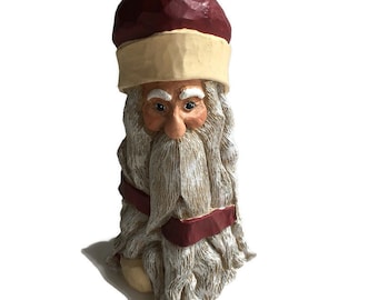 The Herold Collection Sans Claus-beeldje kerstman boskabouter elf 7" vintage 1998