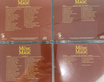 Walt Disney the Music Behind the Magic 4 CD & Book Boxed Set Alan